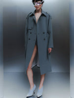 Carregar imagem no visualizador da Galeria, Trench coat com cinto
