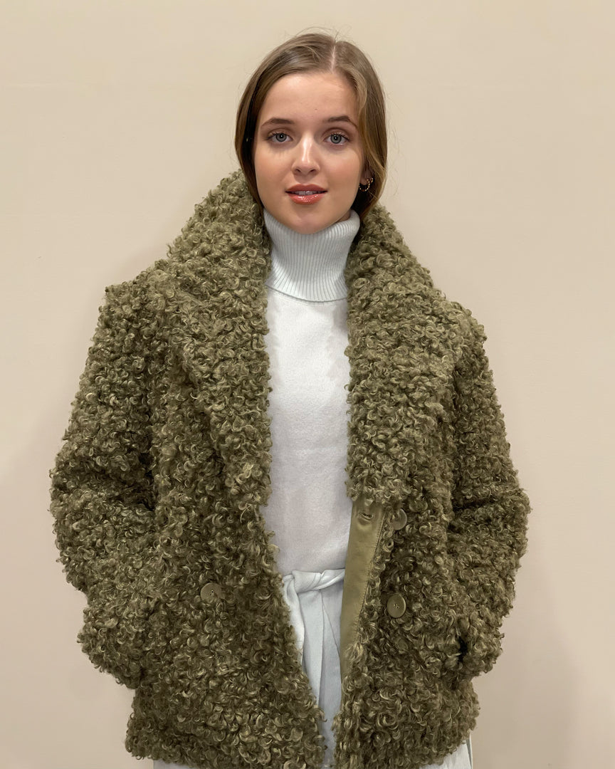 Soft fur coat